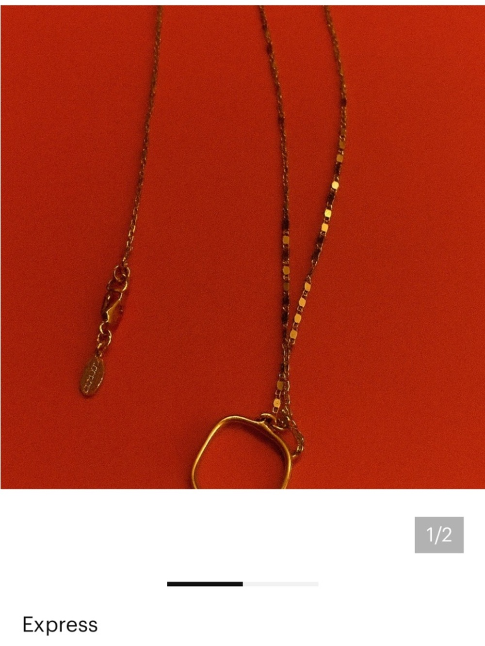 10 PC Necklace Bundle Lot Gold Tone Mixed Styles Pendants Chains Reseller - Picture 7 of 11